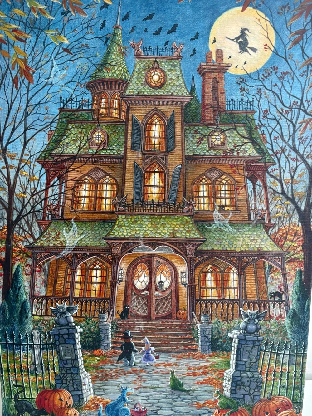 RARE! Signed Randall Spangler “Trick or Treat” Halloween Art Collector’s Edition